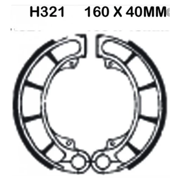 EBC H321 HONDA VT 600 SHADOW 93-99 ARKA FREN BALATASI ürün görseli 1