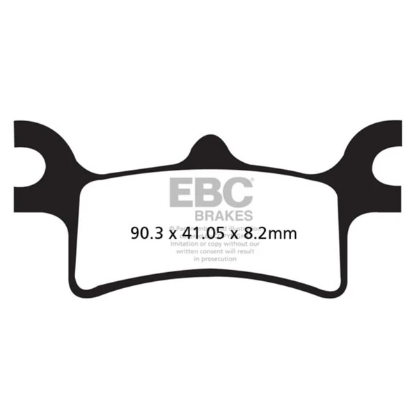 EBC FA314R POLARIS SPORTSMAN 400/500/800 03-12 SINTER ARKA FREN BALATASI ürün görseli 1
