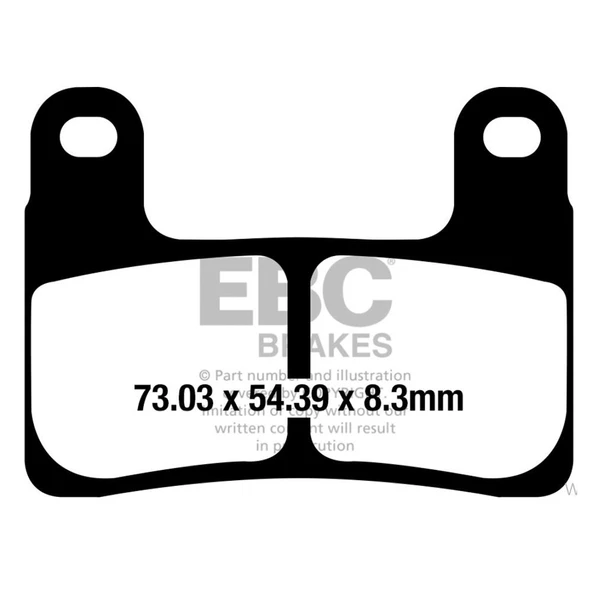 EBC FA724HH BMW R1250 GS - S1000R/RR/XR 18-20 SINTER ÖN FREN BALATASI ürün görseli 1