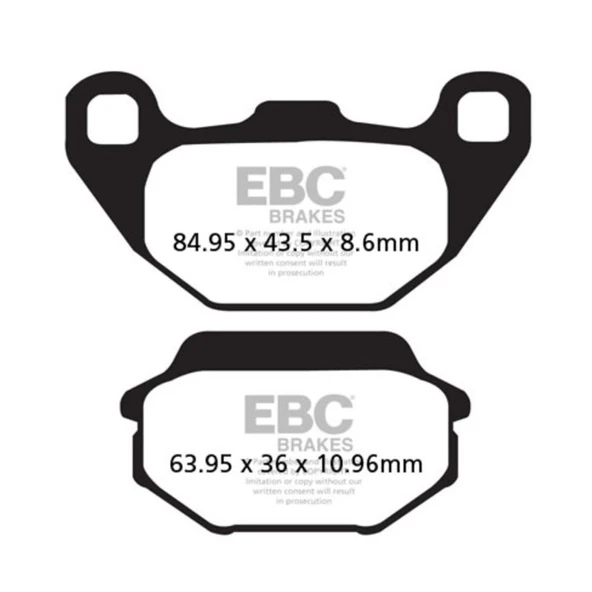 EBC SFA305 SCOOTER FREN BALATASI ürün görseli 1
