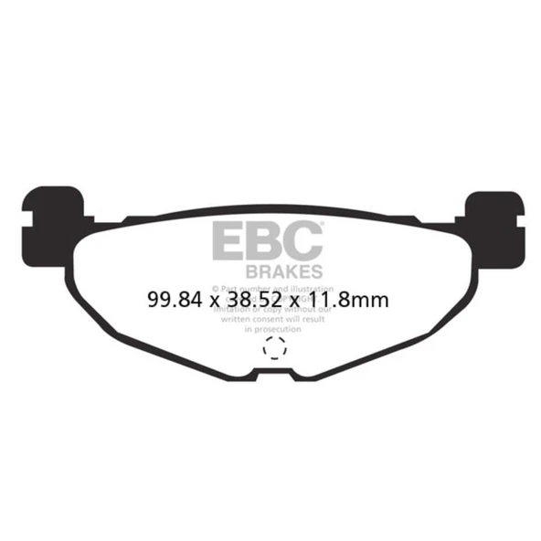 EBC SFA408 SCOOTER FREN BALATASI ürün görseli 1
