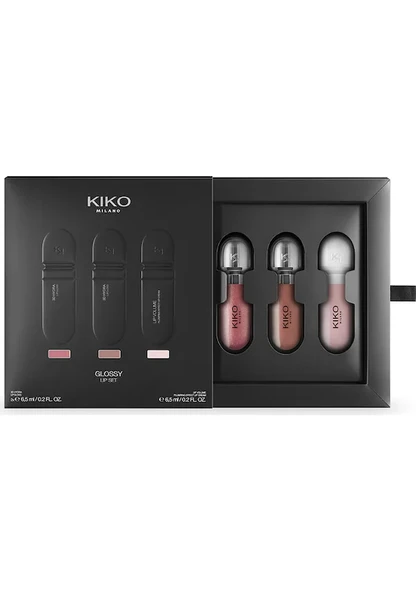 Kiko Lips Make Up Kit Glossy Lip Set - 2