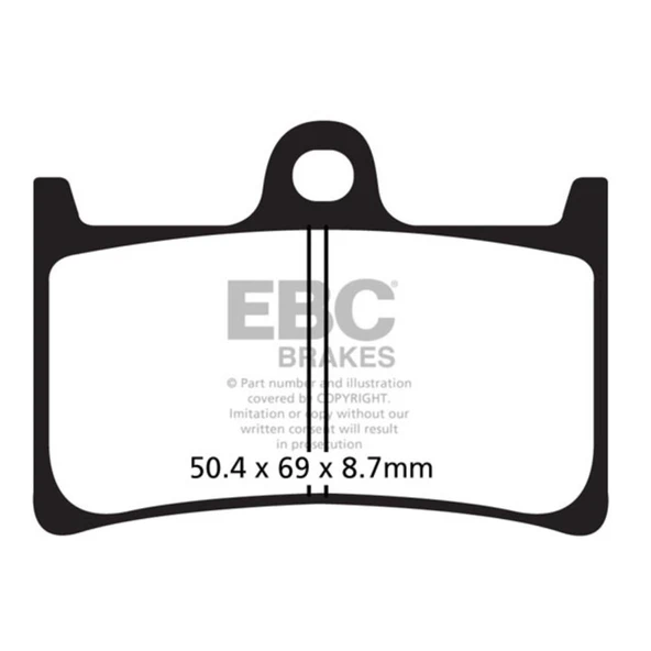 EBC SFA252 YAMAHA TMAX 500 08-18 ÖN FREN BALATASI ürün görseli 1