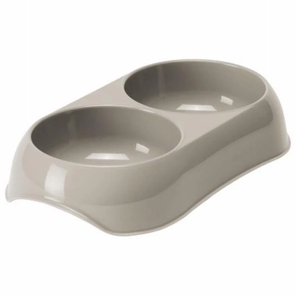 Moderna Gusto İkili Mama Kabı - Gri 2 x 200 ML - 1