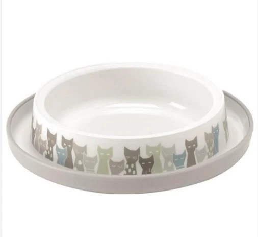 Moderna Trendy Kedi Figürlü Mama ve Su Kabı 210 Ml ürün görseli 1