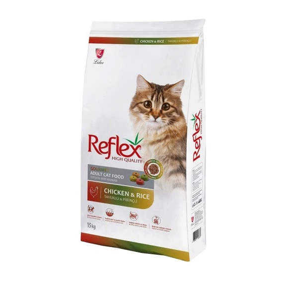 Reflex Tavuklu Renkli Taneli Yetişkin Kedi Maması 15kg ürün görseli