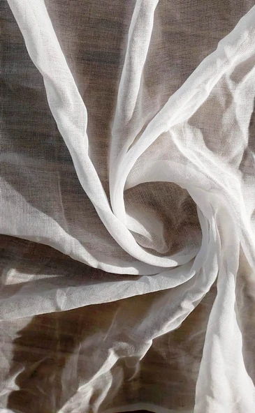 Algelsineve Metrelik Pamuklu İşlenmemiş Siyah  Tülbent, 0,9x1m - Resim 5