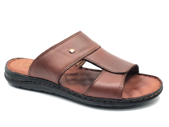 Asker 1928-25 %100 Hakiki Deri Erkek Full Ortapedik Terlik ürün görseli