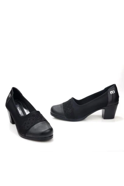 Papuçcity Nrfx 03233 Kadın Feta Topuklu Ayakkabı - Resim 3