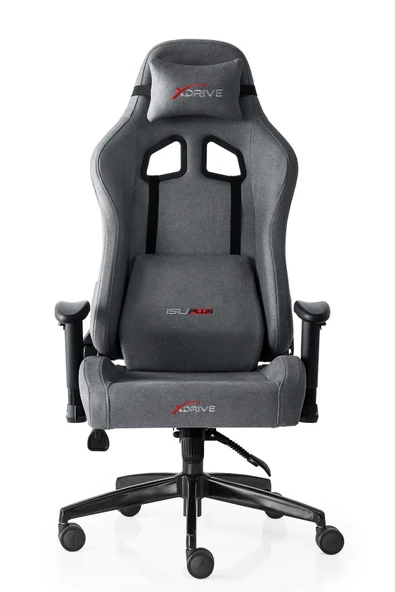 XDrive 15'li Plus Profesyonel Oyuncu Koltuğu Gri Kumaş - 4