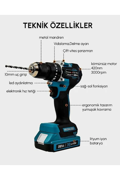 4+1 Set Akülü Ultra 4lü Set ve MMA777 Turbo Çanta Kaynak Makinesi  EEA418 - 2