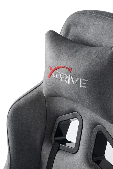 XDrive 15'li Plus Profesyonel Oyuncu Koltuğu Gri Kumaş - 2