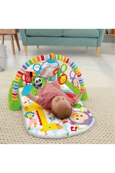 FISHER PRICE Delüks Piyanolu Jimnastik Merkezi Türkçe 107038 - Resim 5