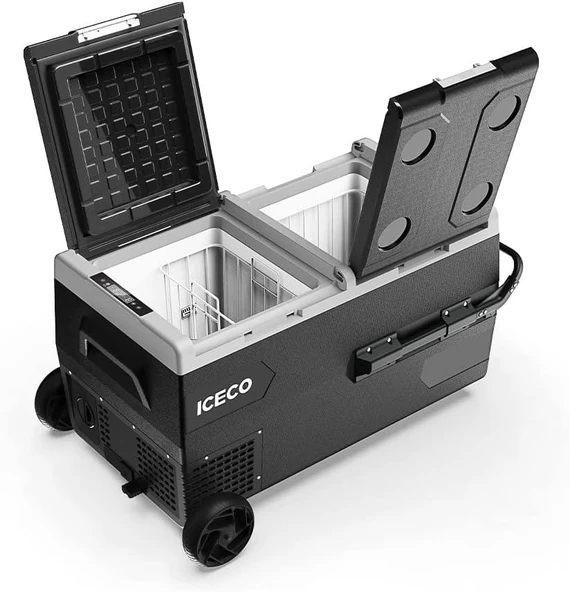 Iceco K75D 12-24 V 75 lt Aküsüz Kompresörlü Araç Buzdolabı - Resim 2