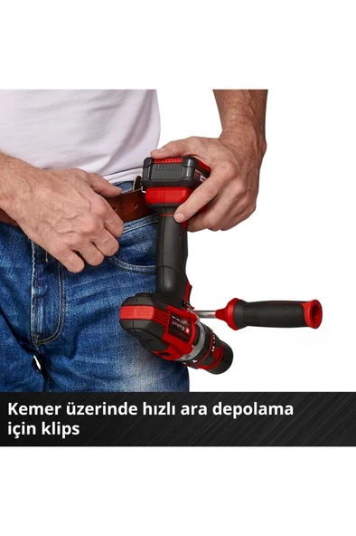 Einhell TE-CD 18/48 Li-i Çift Akülü 2 Ah Darbeli Matkap - Resim 4
