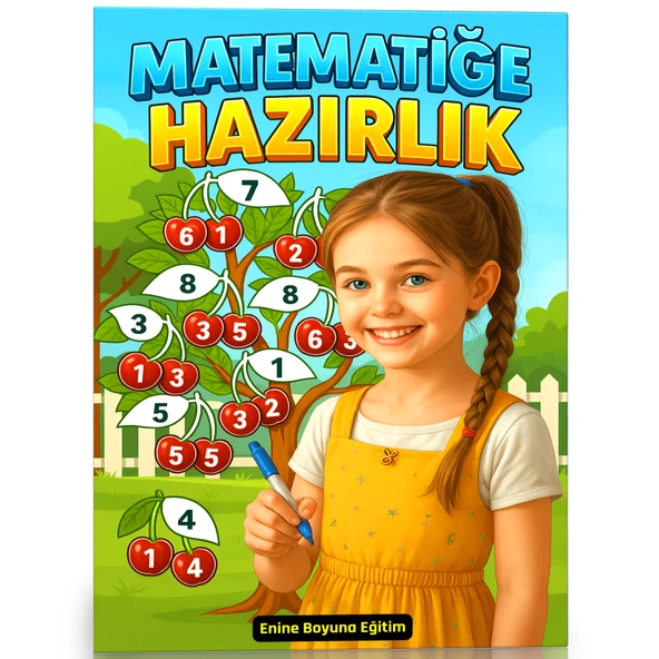 Okul Öncesi ve Birinci Sınıflar için Matematiğe Hazırlık YAZ-SİL Kitabı ürün görseli 1