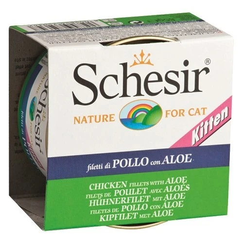 Schesir Tavuklu Ve Aloe Veralı Yavru Kedi Konserve 85 Gr  Skt: 05/2027 - Resim 2