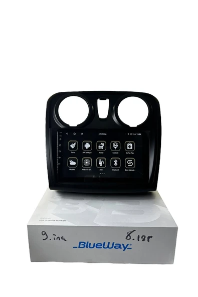 Dacia Lodgy-Dokker (9'') BLUEWAY 8-128 TAM PROFESYONEL OEM MULTİMEDİA - 2