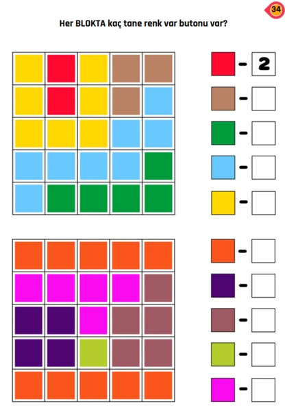 Okul Öncesi ve Birinci Sınıflar için Matematiğe Hazırlık YAZ-SİL Kitabı - Resim 5