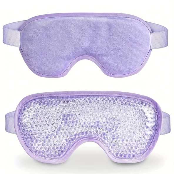 Terapi Sıcak Ve Soğuk İkisi Bir Arada Jel Boncuklu Yüz Ve Göz Maskesi Seti - 2