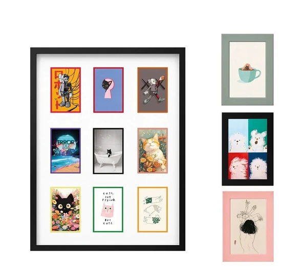 Hareket ve Denge  Yoga & Spor Konseptli Dekoratif Tasarım Hediye Not Kartlar  10x15 cm - Resim 4