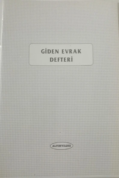 Altınyıldız Giden Evrak Defteri 40 Yaprak - Resim 3