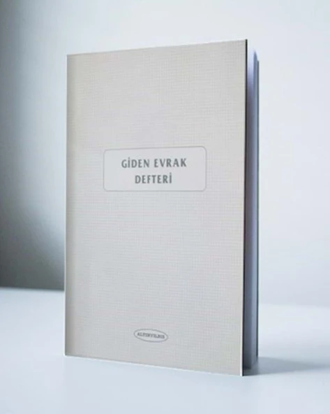 Altınyıldız Giden Evrak Defteri 40 Yaprak - Resim 4