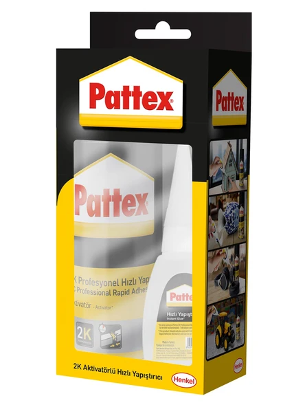 Pattex Sprey MDF Aktivatörlü Sıvı Japon Yapıştırıcı 100 ML + 25 ML | 2645988 - Resim 2