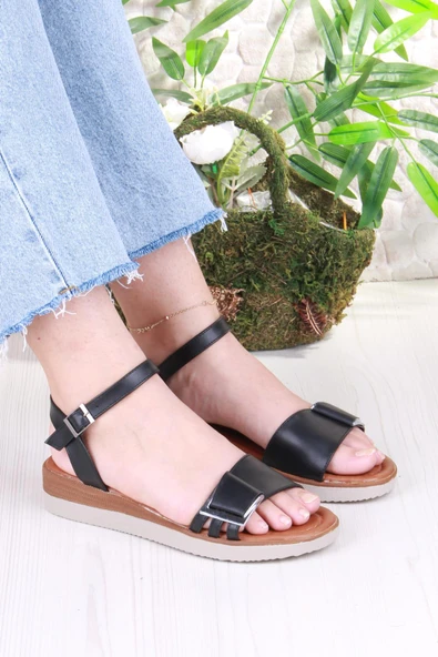 Fort 1000 Ceyn Toka Detaylı Rahat Hafif Kadın Sandalet ürün görseli