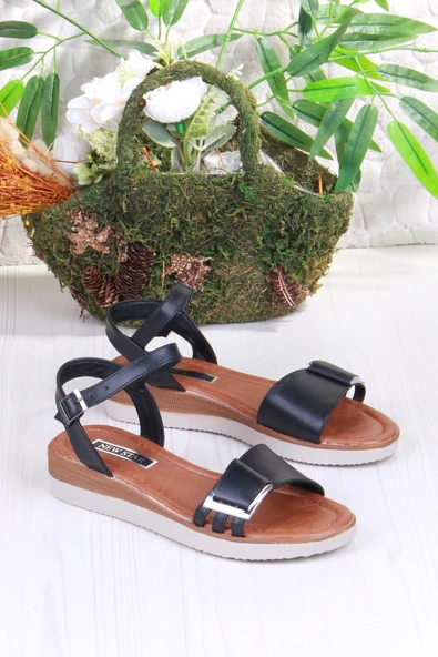 Fort 1000 Ceyn Toka Detaylı Rahat Hafif Kadın Sandalet - Resim 4