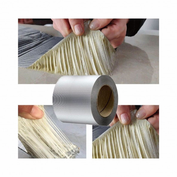 Süper Güçlü Su Sızdırmaz Çamur Bant Çatı Boru Tamir Çatlak Bandı - 6