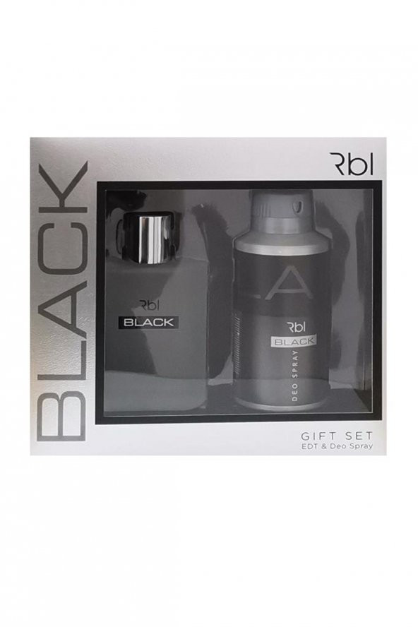 Rebul Black Set Parfüm 90 Ml + Deodorant Spray 150 Ml