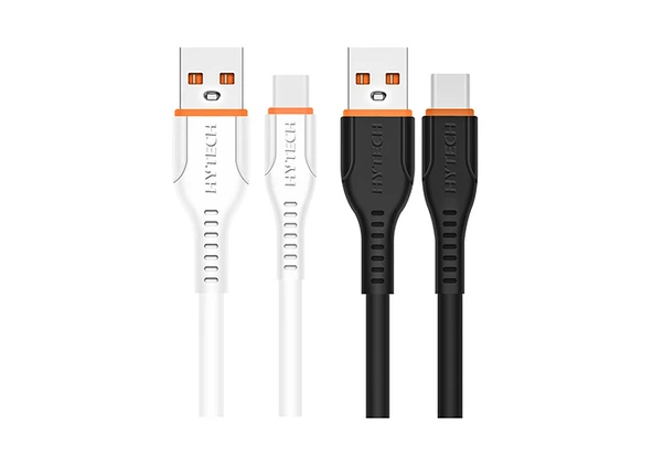 Hytech HY-X460 2.4A Type C Şarj Kablosu Black - 2