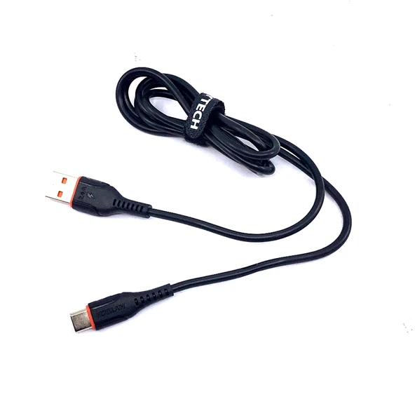 Hytech HY-X460 2.4A Type C Şarj Kablosu Black - 16