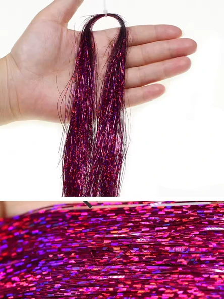 Eagenset Çapari Simi Lazer Hologram Fuşya Poşet Sim 36 Metre - Resim 2