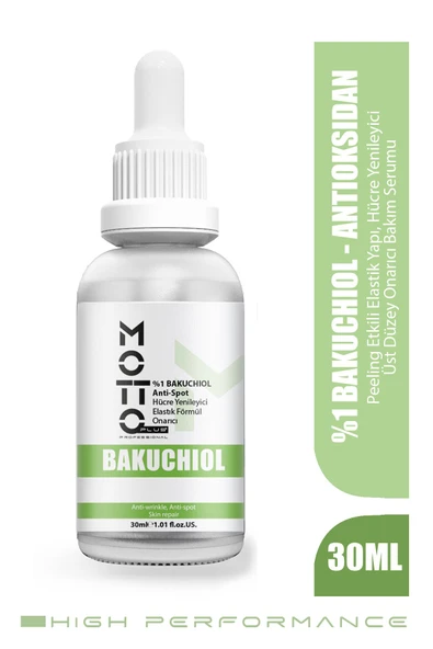 Motto Plus Professional %1 BAKUCHIOL Elastik Formül Üst Düzey Peeling Onarıcı Bakım Serumu 30ml
