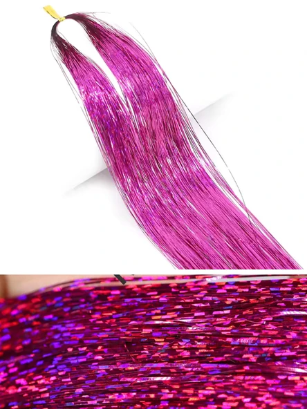 Eagenset Çapari Simi Lazer Hologram Fuşya Poşet Sim 36 Metre - Resim 7