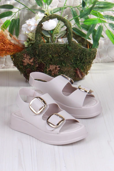 Fort 3509 Ceyn Anatomik Rahat İki Tokalı Kadın Sandalet - Resim 10