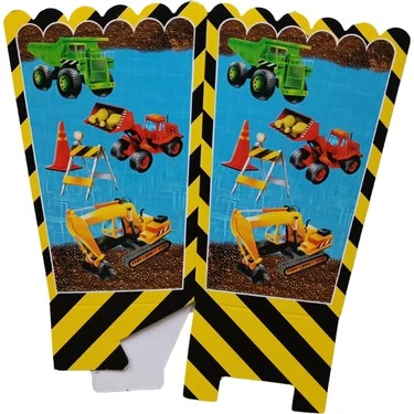 İnşaat Temalı Mısır Kutusu 8 Adet - Resim 3