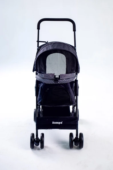 Zampa Showtime Siyah Kedi-Köpek Arabası (SP02XKB) - 4