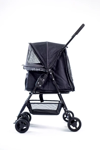 Zampa Showtime Siyah Kedi-Köpek Arabası (SP02XKB) - 5