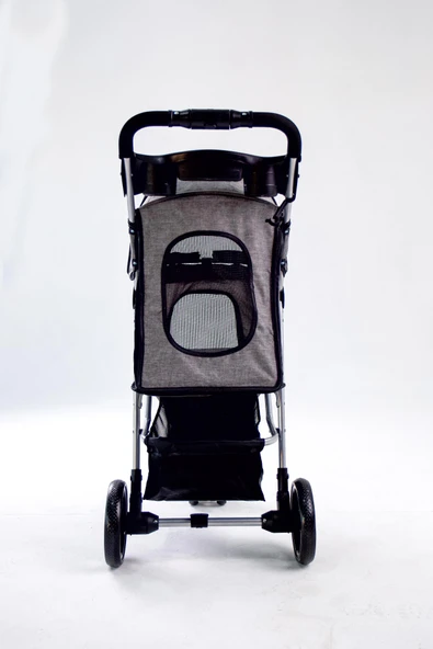 Zampa TriBoro Gri Kedi-Köpek Arabası (SP03P-G) - 4