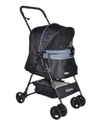 Zampa Showtime Siyah Kedi-Köpek Arabası (SP02XKB)