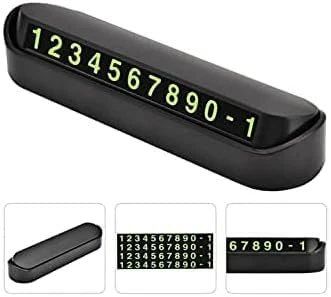 Sticker Master Araç İçi Telefon Numarası Gösterge Paneli, Fosforlu Ekran ürün görseli 1