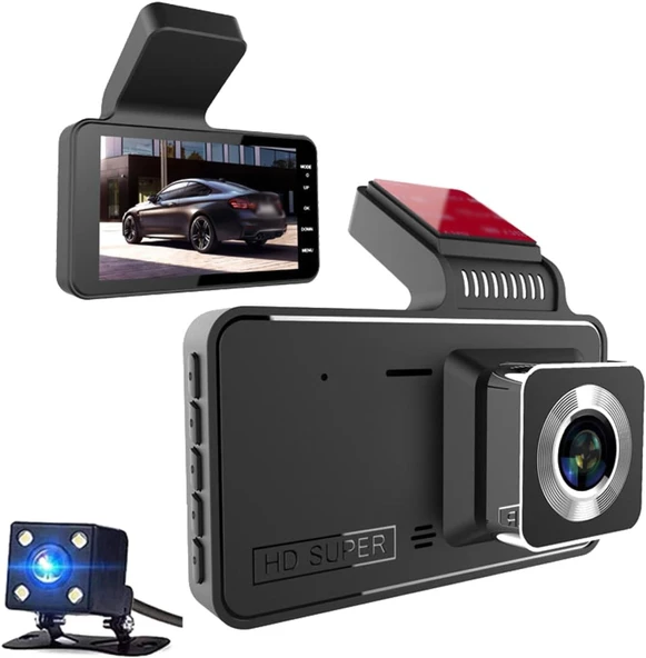 Pepisky 1080P DVR Dash Kamera 4 İnç Araba Dash Kamerası ürün görseli 1