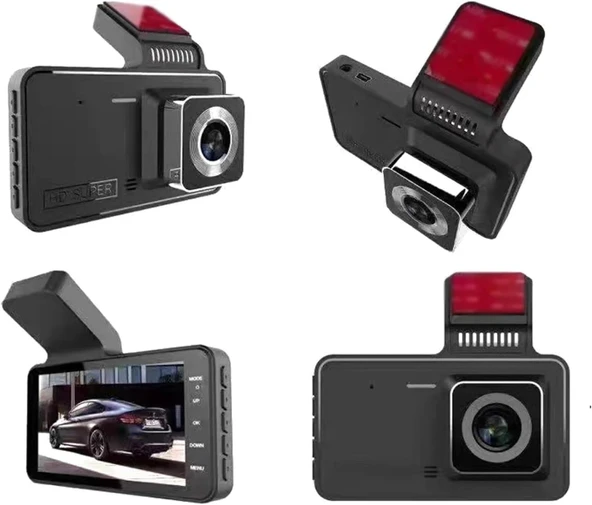 Pepisky 1080P DVR Dash Kamera 4 İnç Araba Dash Kamerası - Resim 2