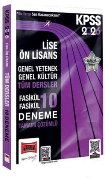 2026 KPSS GKGY Lise Ön Lisans Tüm Dersler Fasikül Fasikül Tamamı Çözümlü 10 Deneme Yargı Yayınları ürün görseli
