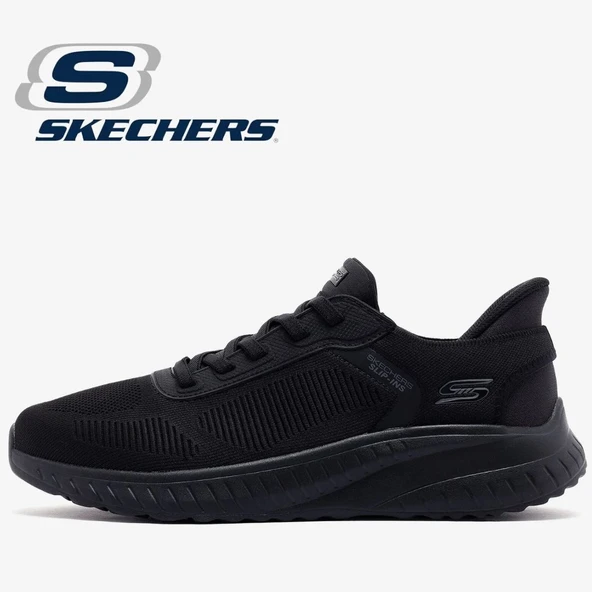 Skechers Bobs Squad Chaos Solıd Step Slip-İns 118312 Erkek Spor Ayakkabı ürün görseli 1