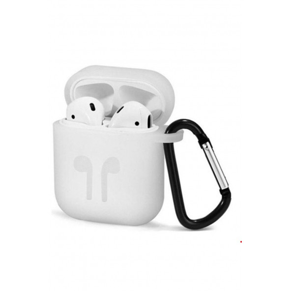 Apple Airpods Askılı Yumuşak Silikon Mat Kılıf - 2