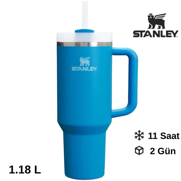 Stanley Quencher H2.O FlowState™ Tumbler Pipetli Termos 1.18L Pipetli Matara - Resim 10